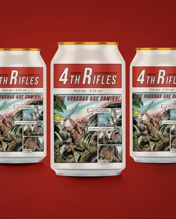4th Rifles, 4.5% Pale Ale 12 x 330ml cans