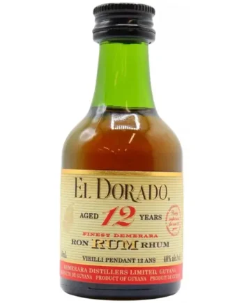 El Dorado Guyanese 12 Year Old Rum Miniature 5cl