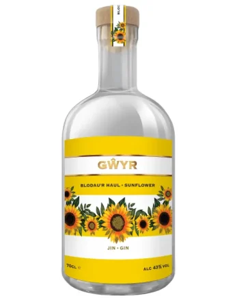GŴYR Sunflower Gin 70cl