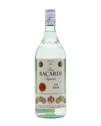 Bacardi Superior Rum Bot.1980s Litre