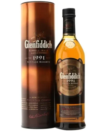 Glenfiddich 1991 Vintage Reserve Don Ramsay Single Malt Scotch Whisky 70cl