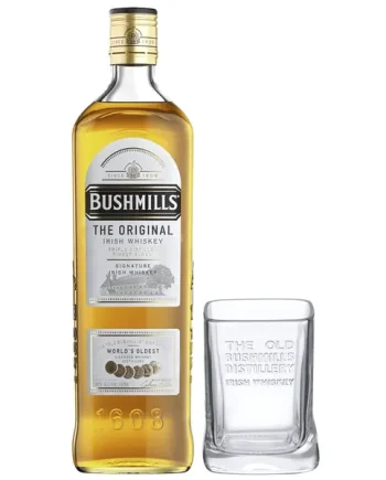 Bushmills Original Irish Whiskey & Glass 70cl