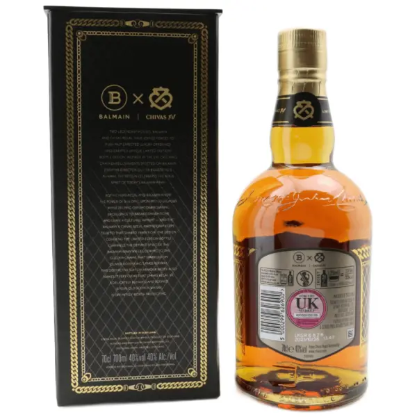 Chivas Regal 15 Year Old XV Balmain Limited Edition 1L