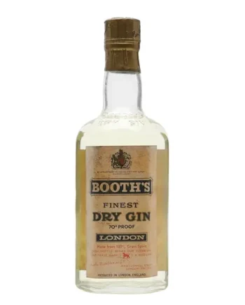 Booth's Finest Dry Gin Bot.1961