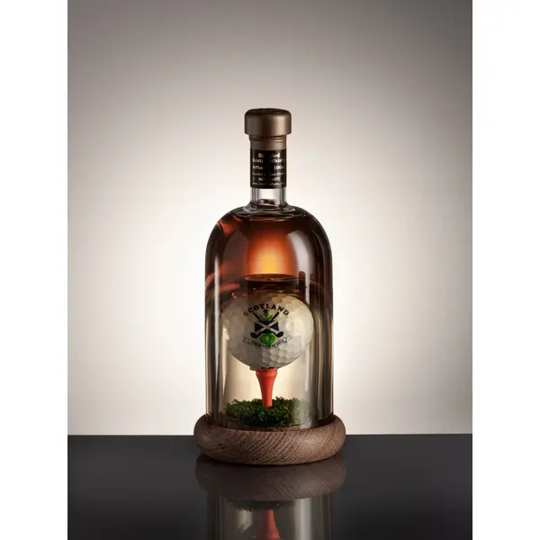 Golf Ball On Tee Mini Refillable Brandy Decanter 10cl