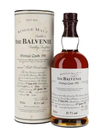Balvenie 1951 45 Year Old Cask #1236