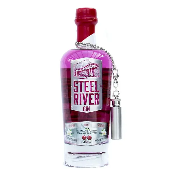 Steel River Cherry Bomb Gin 70cl