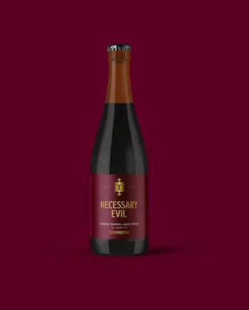 Necessary Evil, 13% ABV Cognac Barrel Aged Stout