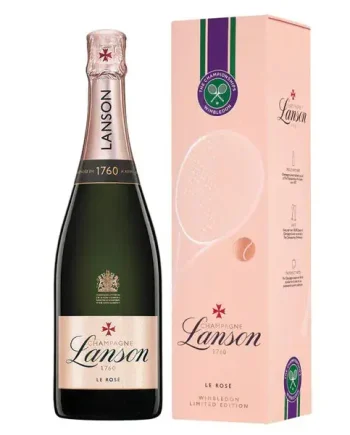 Lanson Rosé Wimbledon Champagne Gift Box 75cl