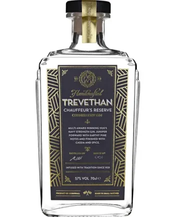 Trevethan Chauffeur's Reserve Navy Strength Cornish Gin 70cl