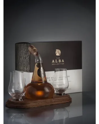 Mini Pot Still Brandy Refillable Decanter & 2 Glasses 20cl
