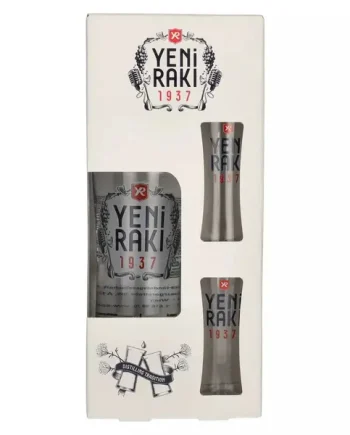 Yeni Raki Giftbox With 2 Glasses 70cl