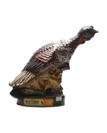 Wild Turkey 8 Year Old White Tail Turkey Empty Decanter
