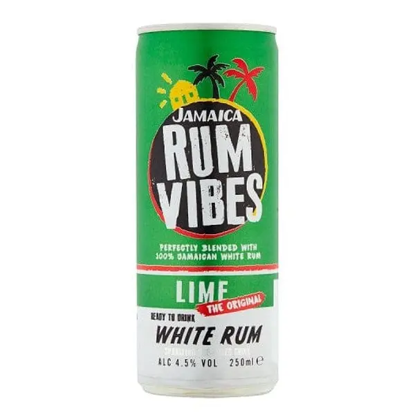 Jamaica Rum Vibes Rum & Lime 12x25cl