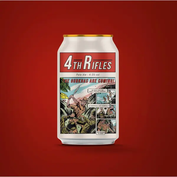 4th Rifles, 4.5% Pale Ale 330ml can