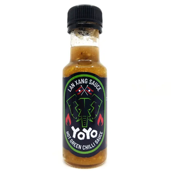 Yoyo Laos Lan Xang Hot Green Chilli Sauce (100ml)