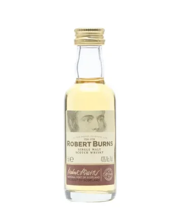 Robert Burns Single Malt Miniature Isle of Arran