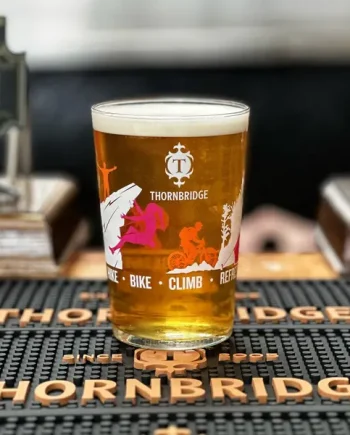 Thornbridge Hike Bike Climb Cask Pint Glass