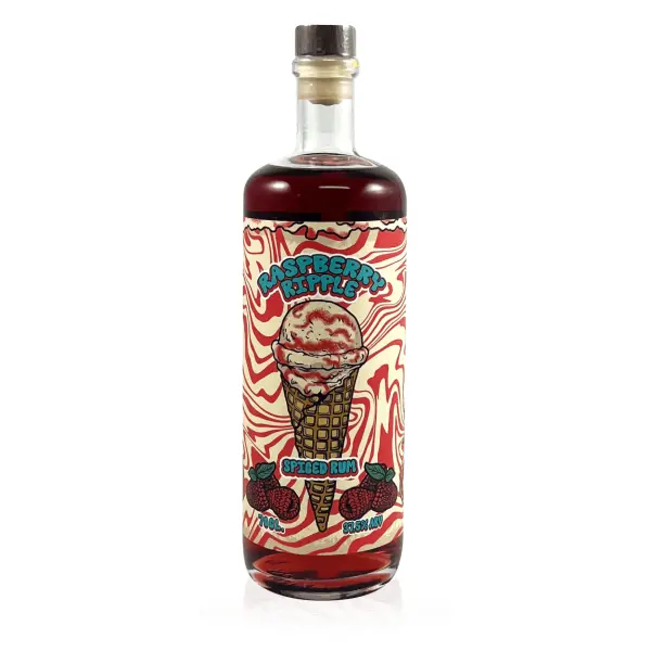 The Custom Spirit Company Raspberry Ripple Spiced Rum 70cl