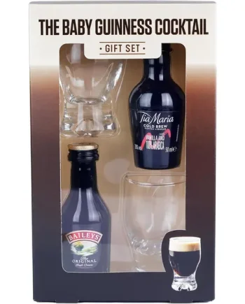 Baby Guinness Cocktail Set 2x5cl