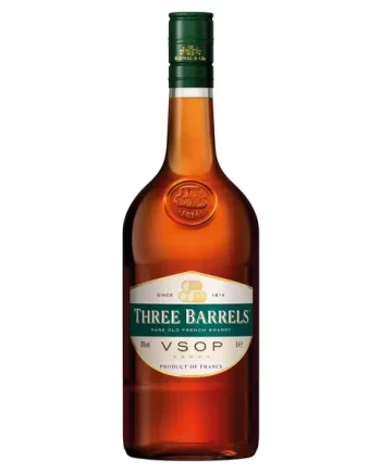 Three Barrels VSOP Brandy 1L