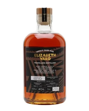Travellers 16 Year Old Rum PX Finish Elizabeth Yard