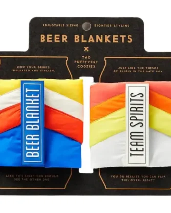 Beer Blanket Puffyvest Koozie Set