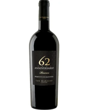Primitivo di Manduria Riserva '62 Anniversario' San Marzano 2019