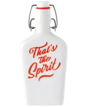 That’s The Spirit Porcelain Flask