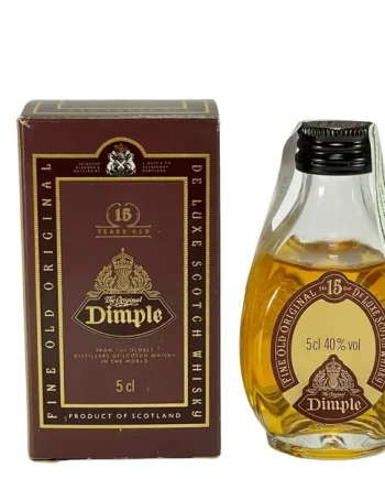 Dimple 15 Year Old Fine Old De Luxe Scotch Whisky 5cl
