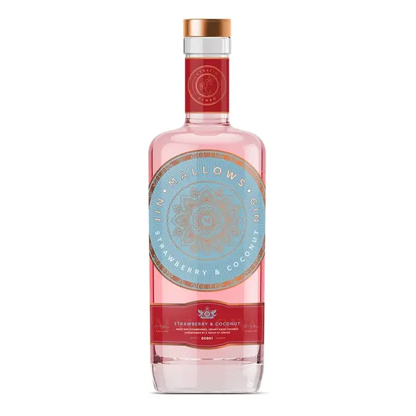 Mallows Strawberry & Coconut Gin 70cl