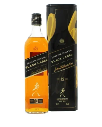Johnnie Walker Black Label Limited Edition Gift Tin 70cl