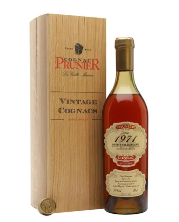 Prunier 1971 Petite Champagne Cognac