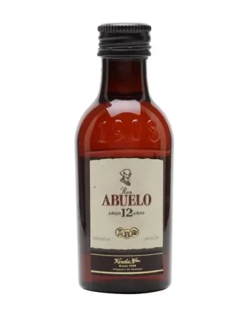 Ron Abuelo 12 Year Old Anejo Rum Miniature