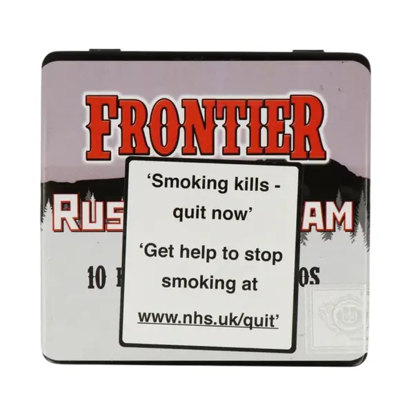 Frontier Cigarillos Silver (Russian Cream) Tin of 10