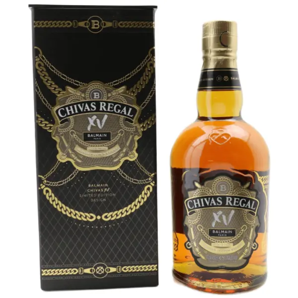 Chivas Regal 15 Year Old XV Balmain Limited Edition 1L