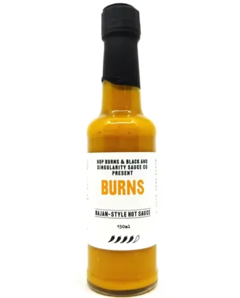 Hop Burns & Black x Singularity Sauce Co BURNS Bajan-Style Hot Sauce (150ml)