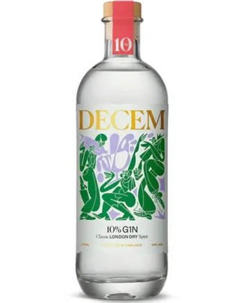 Decem London Dry Light Spirit Gin Alternative 70cl