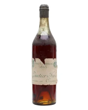 Gautier Freres 1865 Cognac Fine Champagne Bot.1930s