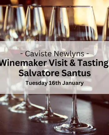 Winemaker Visit & Tasting: Salvatore Santus of AgriPunica - Tuesday 16th January