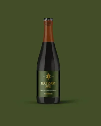 Necessary Evil, 13% ABV Calvados Barrel Aged Stout