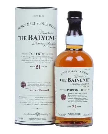 Balvenie 21 Year Old Port Wood Single Malt Scotch Whisky Old Bottling 70cl