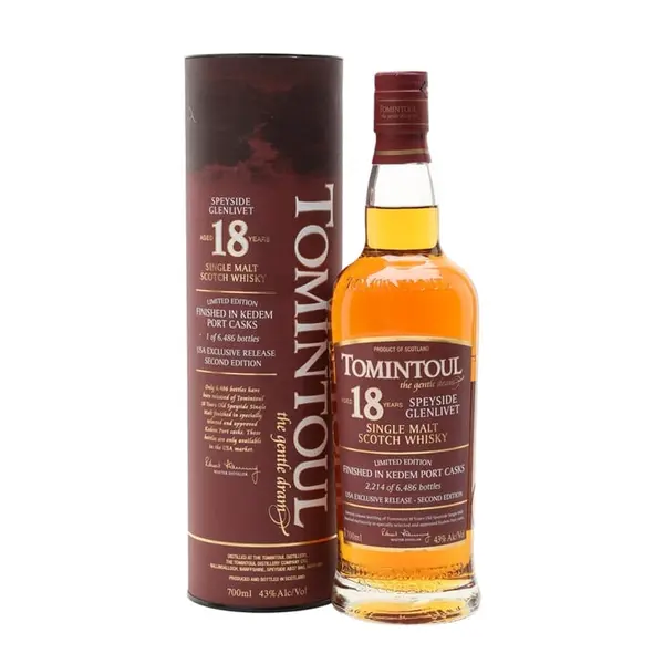 Tomintoul 18 Year Old Kedem Port Cask