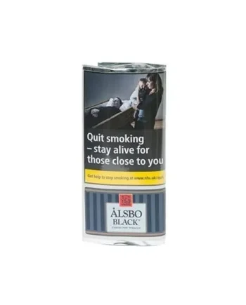 Alsbo Black Pipe Tobacco Pack