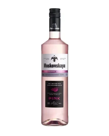 Moskovskaya Pink Raspberry & Lime Flavoured Vodka 70cl
