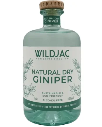 Wildjac Natural Dry Giniper Alcohol Free 70cl