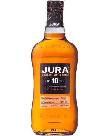 Jura 10 Year Old Single Malt Scotch Whisky 70cl
