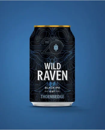 Wild Raven 6.6% Black IPA 330ml can