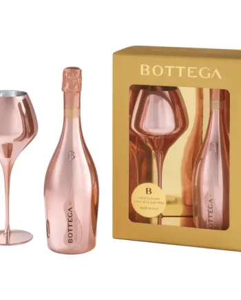Bottega Magnifico Rose Gold Prosecco Gift Set 75cl