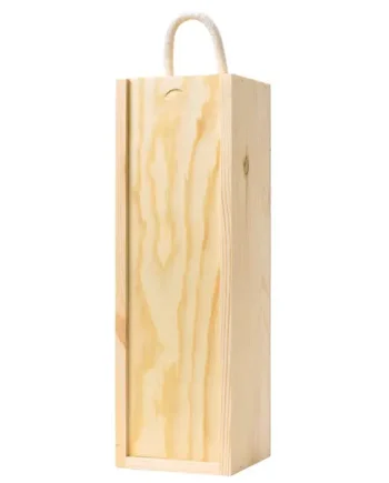 1 Bottle Wooden Box BW01